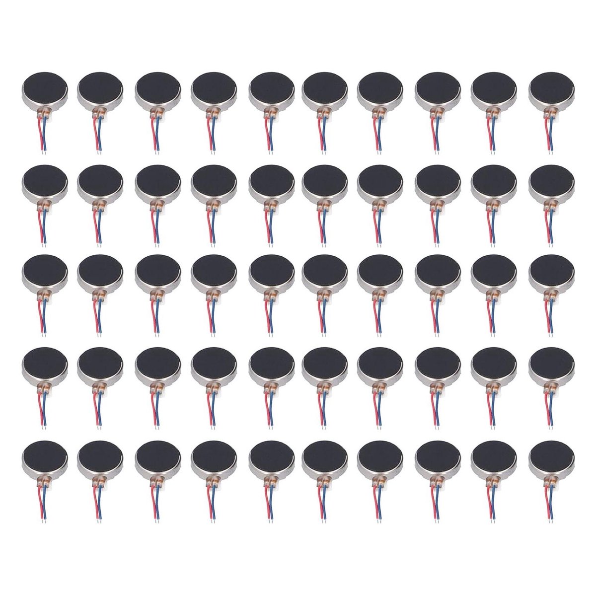 3V Mini Trilmotor 10x2,7mm 50 Stuks - Micro-Vibratiemotoren voor Horloges, Telefoons en Tablets