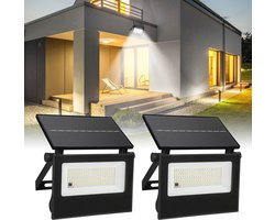 Merkloos 8X Solar Buitenlamp LED-wandlamp op zonne-energie Zonne-energie lampen met bewegingsmelder Spot Zonne-energie lamp