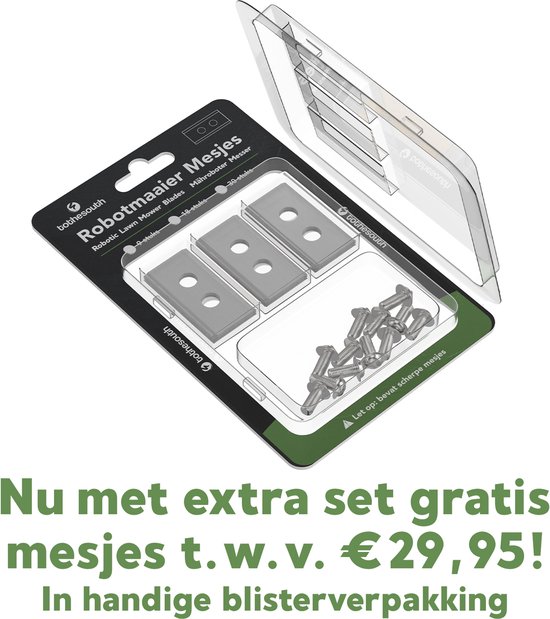 Mammotion YUKA Mini 2 800 robotmaaier + gratis set mesjes - Model 2026 - draadloos - GPS - Tri-camera AI-visie - NetRTK - WiFi en App bediening - Achterwielaandrijving - Geen draad - 3 jaar garantie van Merkloos	 — afbeelding 5