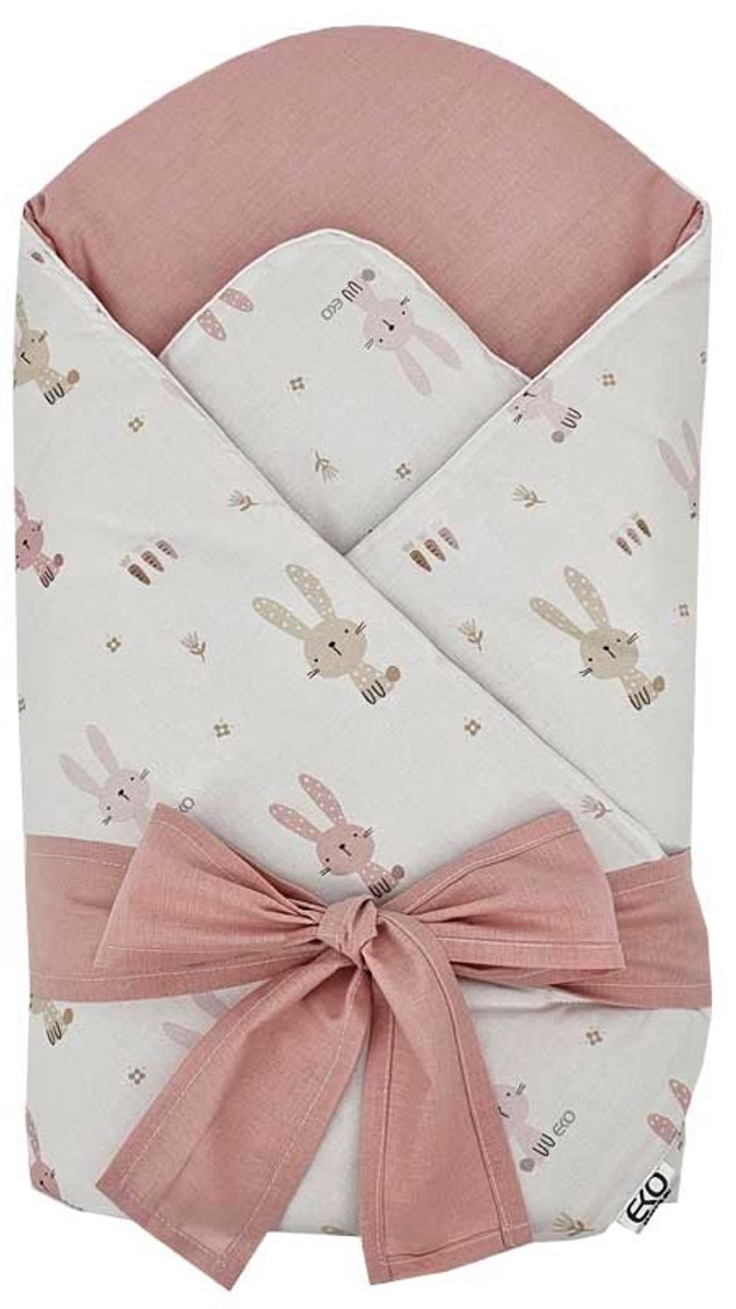 Printed cotton cone with coconut bunny