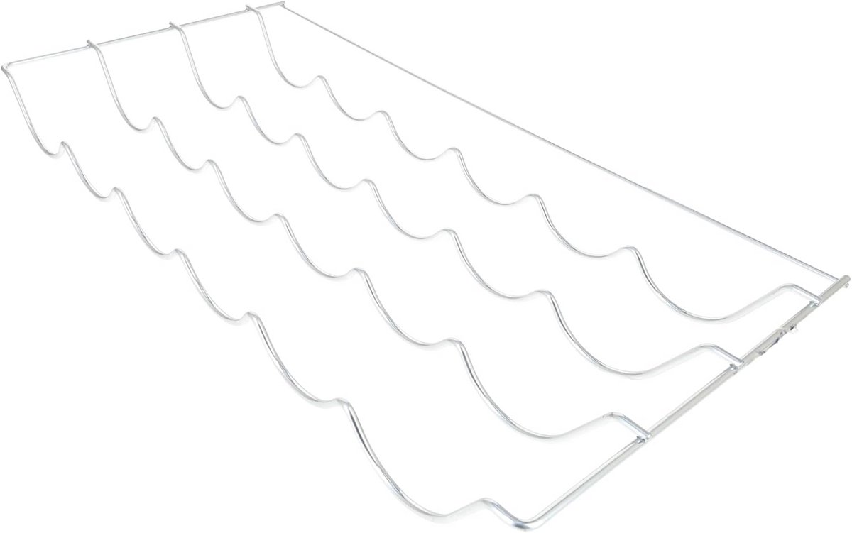 Universele Chrome Flessenrek voor Koelkast en Vriezer