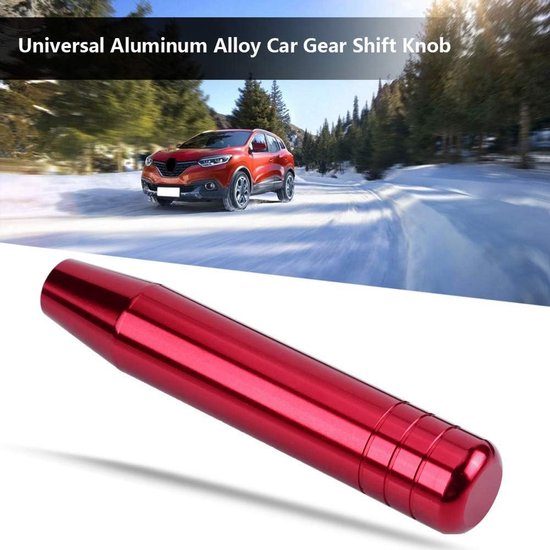 Universele Ronde Schakelknop Lichtmetalen Versnellingspook 18 cm Rood van universele — afbeelding 3