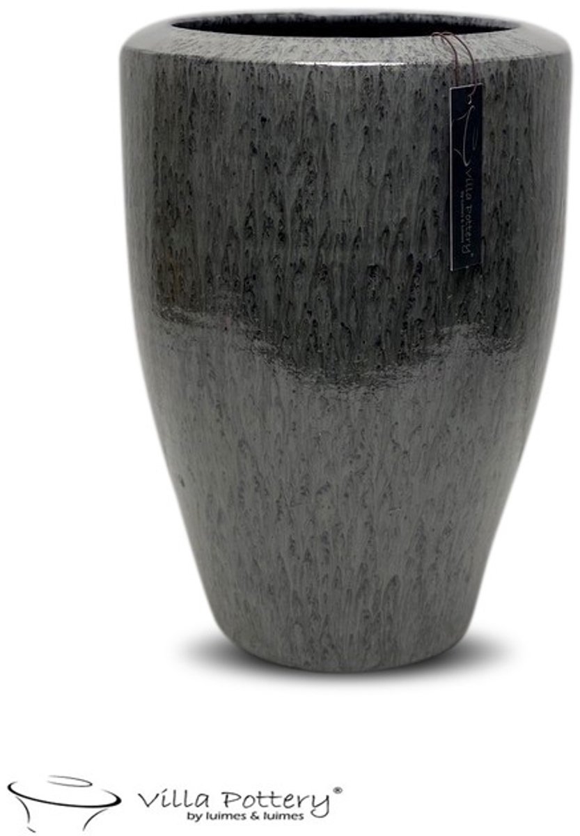 Villa Pottery Bologna Dark Green 23x35 cm geel