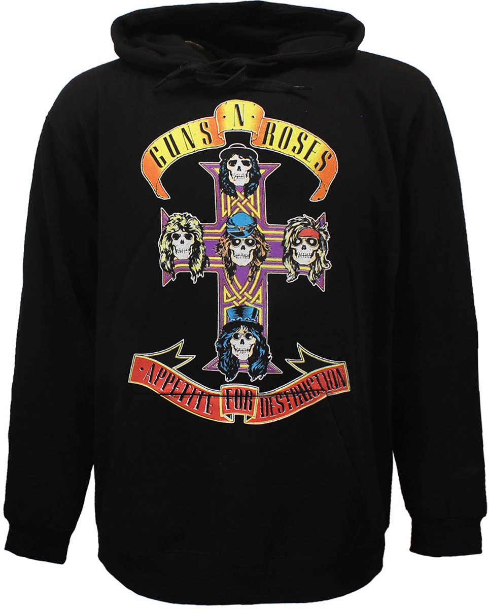 Guns N’ Roses Appetite For Destruction Hoodie Trui - Officiële Merchandise - S