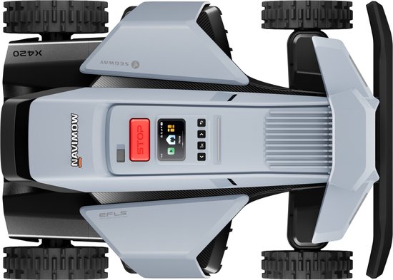 Segway Navimow X420E - nRTK+Vision - Robotgrasmaaier - Zonder Grensdraad & Zonder Antenne - Navigatie Zonder Satellieten - 2000m² - 55% Helling - AI Obstakelvermijding - Apple Find My - Super Stil 68dB - 3 Jaar Garantie van Merkloos	 — afbeelding 3