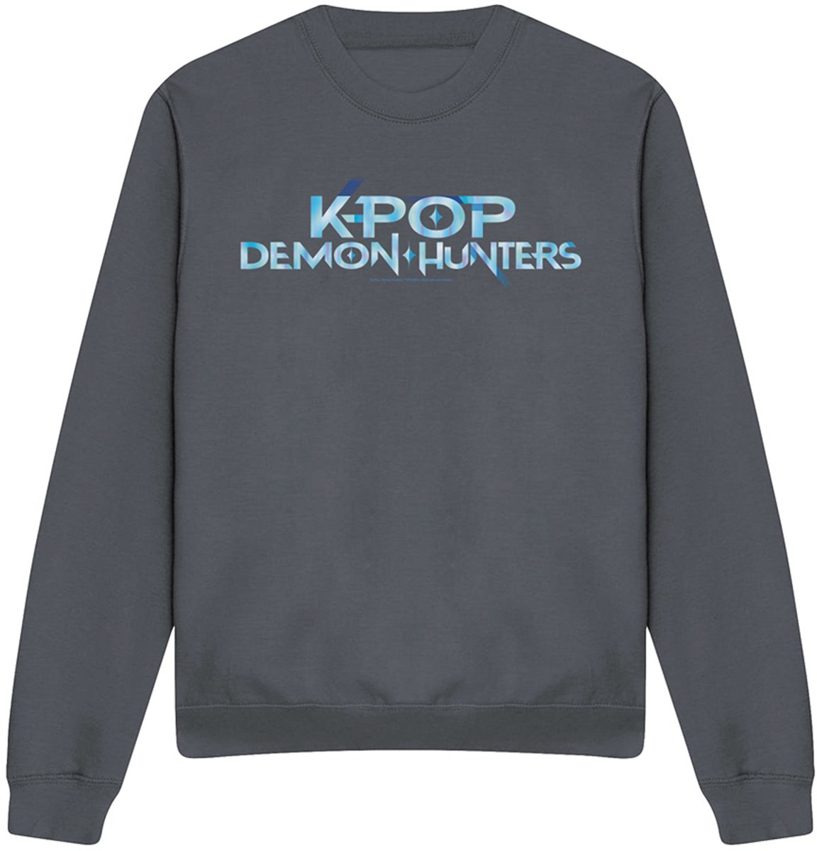 Kpop Demon Hunters Full Colour Logo sweatshirt - Antraciet - L