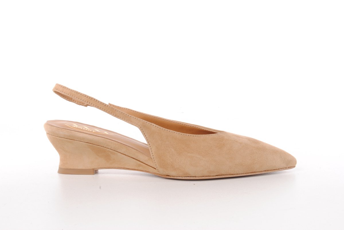 Maury dames slingback Mimosa suède camel
