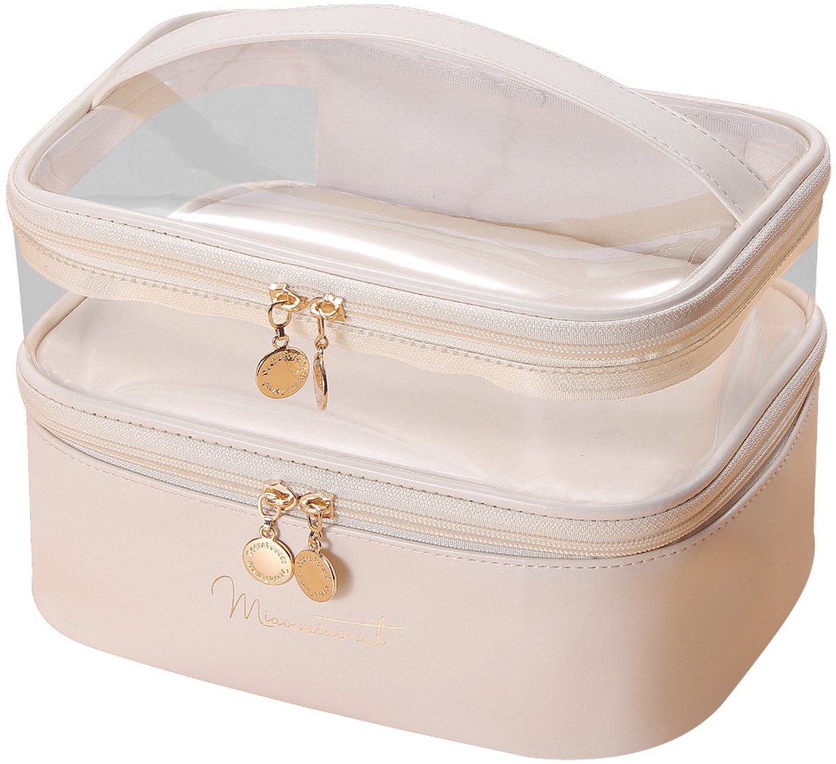Eco PU Waterbestendige Make-up Organizer – Pink