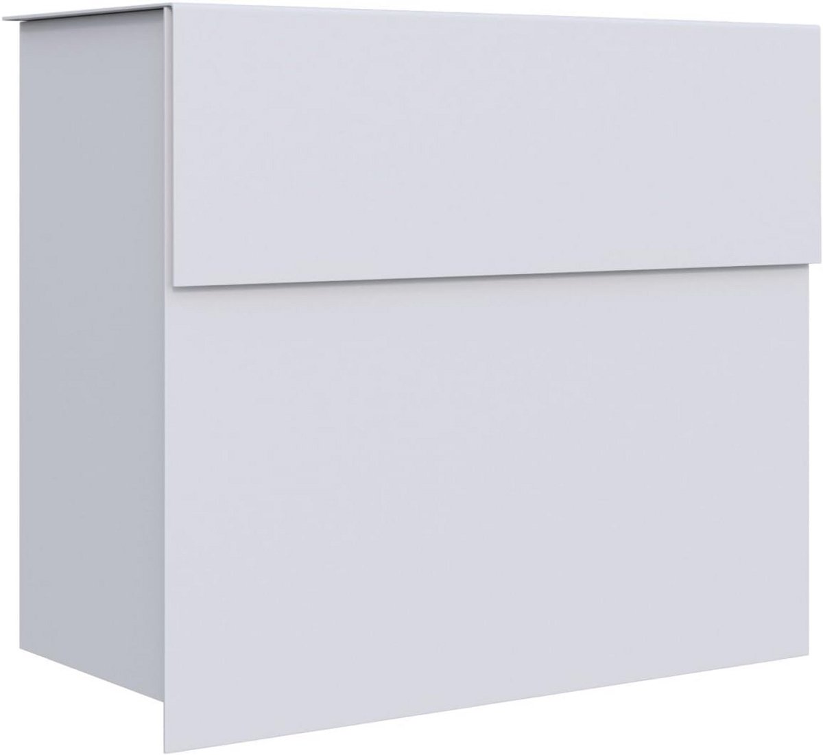 Witte Wandbrievenbus met Modern Design en Eenvoudige Montage