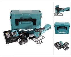Makita DJV 181 RGJ accu pendelzaag 18V borstelloos + 2x accu 6,0 Ah + oplader + Makpac