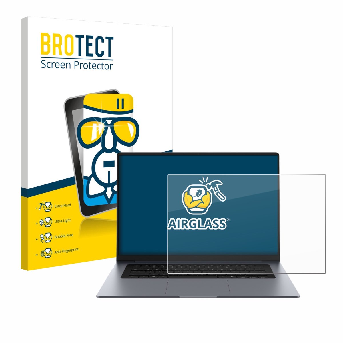 Screenprotector voor Samsung Galaxy Book6 16" Beschermglas transparant
