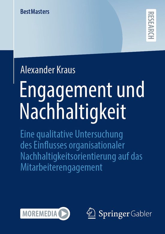 Business and Economics (German Language) - Engagement und Na ... - cover