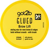 Got2b Glued Brow Lift - Wenkbrauwgel met Borsteltje - 24u Fixatie en Definitie - Matte Finish Zonder Schilfers - Voor Wenkbrauwen en Haarlijn - Vegan Formule - 12 ml