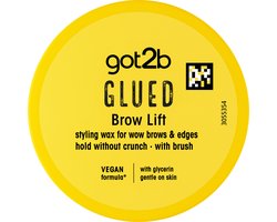 Got2b Glued Brow Lift - Wenkbrauwgel met Borsteltje - 24u Fixatie en Definitie - Matte Finish Zonder Schilfers - Voor Wenkbrauwen en Haarlijn - Vegan Formule - 12 ml
