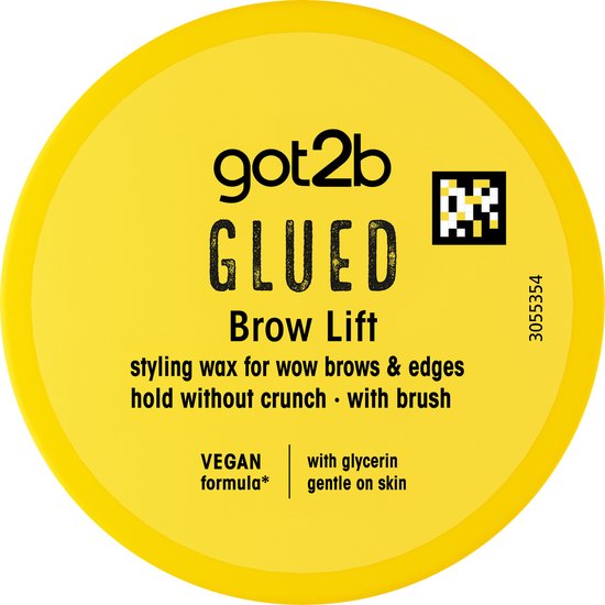 Got2b Glued Brow Lift - Wenkbrauwgel met Borsteltje - 24u Fixatie en Definitie - Matte Finish Zonder Schilfers - Voor Wenkbrauwen en Haarlijn - Vegan Formule - 12 ml