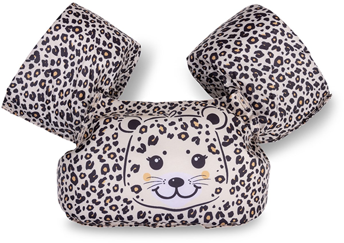 Swim Essentials - Puddle Jumper Zwemvest - Beige Panterprint - 2-6 jaar - 15-30 kg