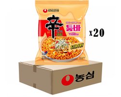 NONGSHIM - Instant Noedels Shin Toomba Stir Fry Creamy Spicy Korean Ramyun - 137g x 20stuks - Voordeelverpakking