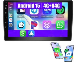 ESSGOO 4+64GB Autoradio - Geschikt Voor Fiat Ducato 2006 t/m 2022 / Peugeot Boxer / Citroen Jumper 2011 t/m 2015 - 9 Inch IPS TouchScreen Radio Scherm - Draadloos Apple Carplay & Android Auto - GPS Navigatie - Bluetooth & Wifi