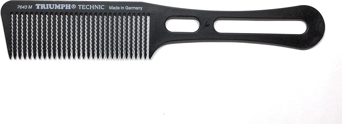 Tondeuse Kam 8,5 inch met Gegolfde Tanden - Ideaal voor Precisie Knippen