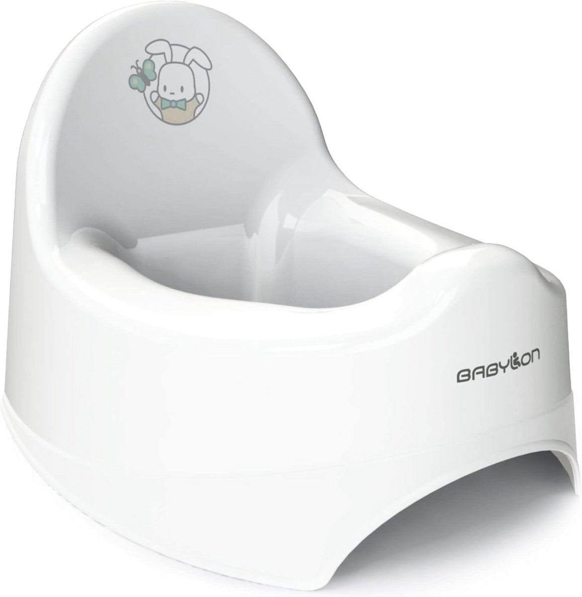 Kinderpotje met Antislip en Handvat - Nachtpot voor Kinderen, Comfortabel en Veilig, Geschikt voor Meisjes en Jongens, Wit