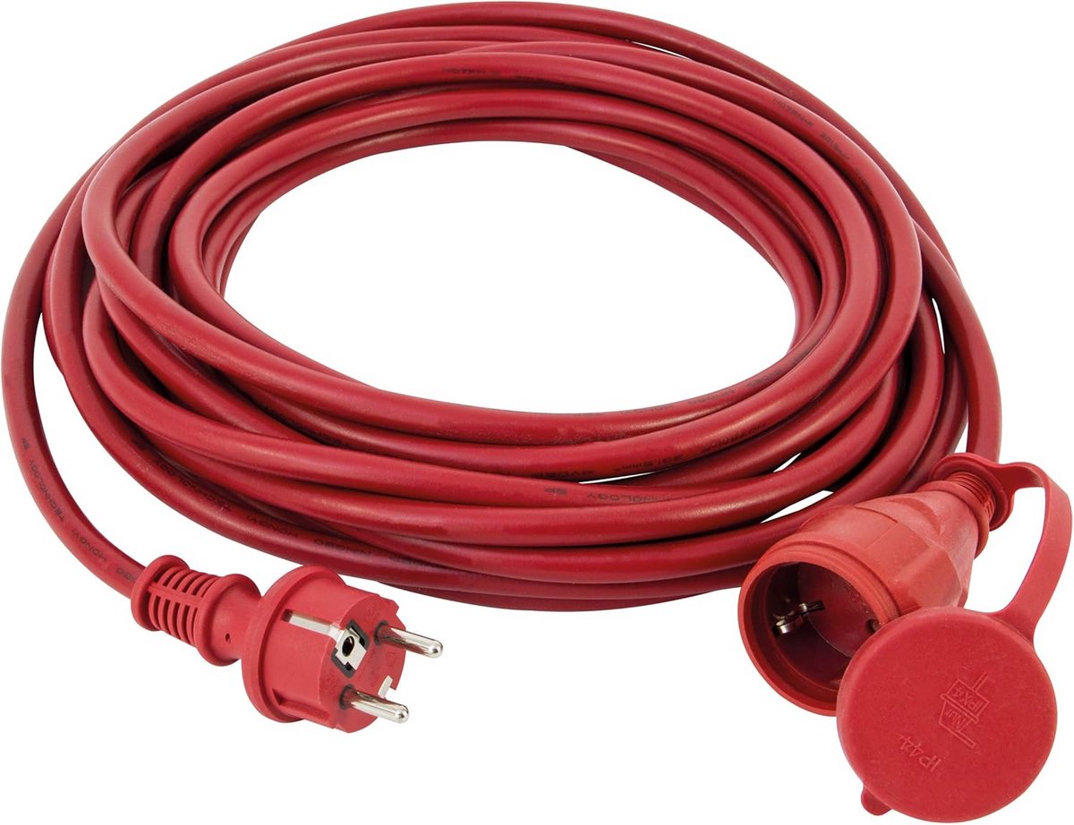 Buitenkabel 25m IP44 - Waterdichte Verlengkabel voor Tuin, Camping en Buitenwerk