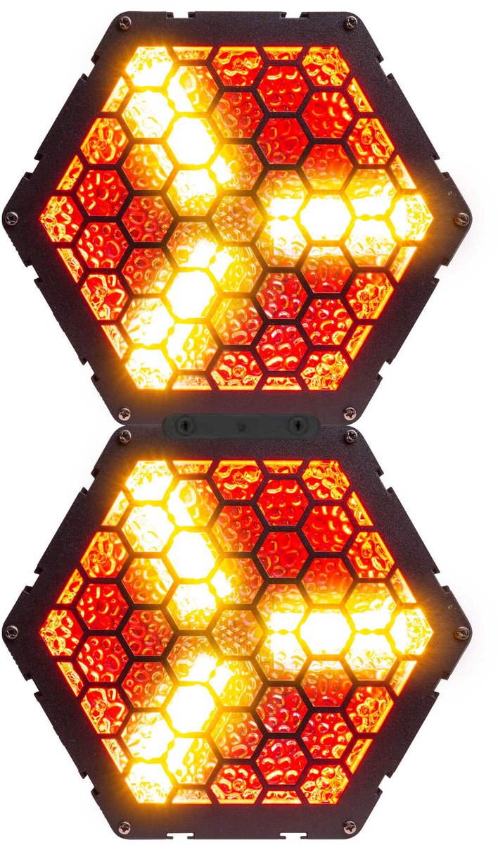BeamZ Set van 2x RB90-5 Retro Blinders - 3x 30W RGB/WW LED’s - 5 pins DMX