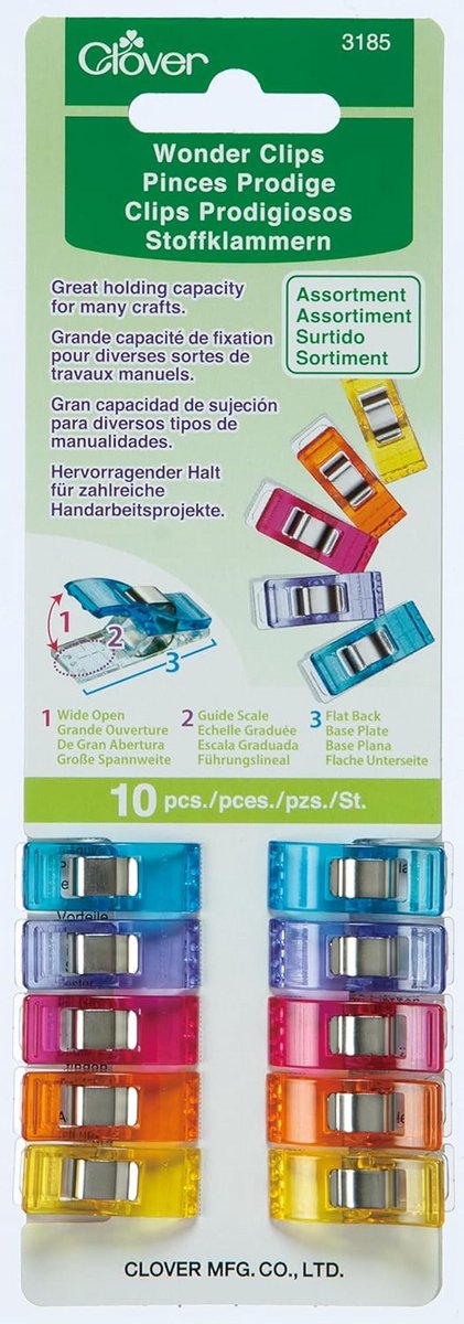 Assortiment van 10 Handige Klemmen voor Naaiprojecten