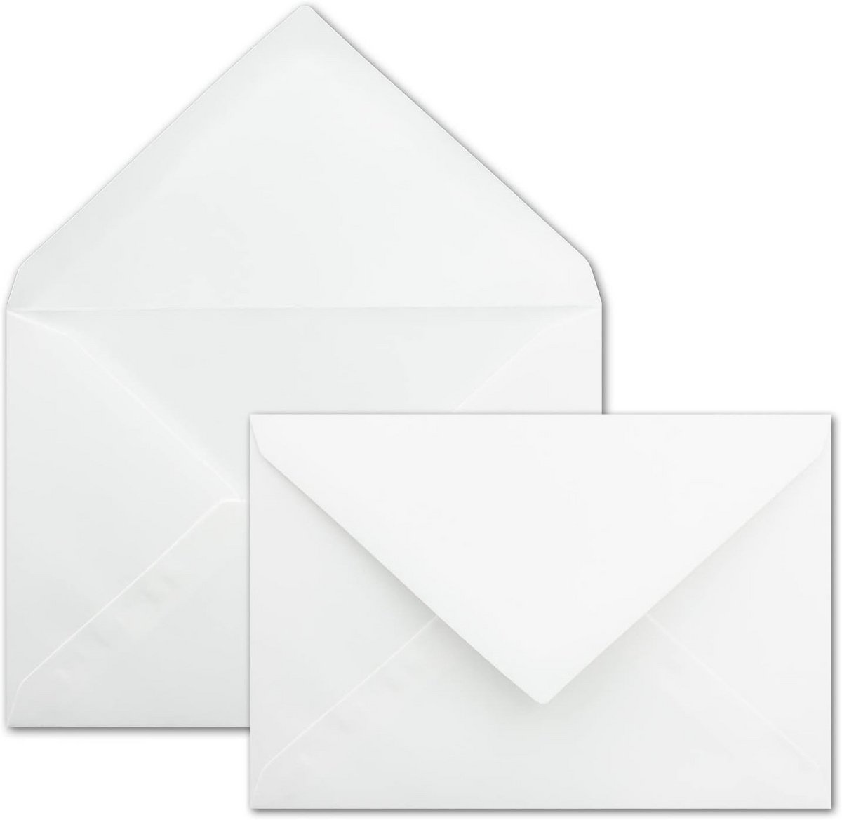 300 Stuks Witte DIN C5 Enveloppen 16,1 x 22,8 cm Met Natte Plaksluiting
