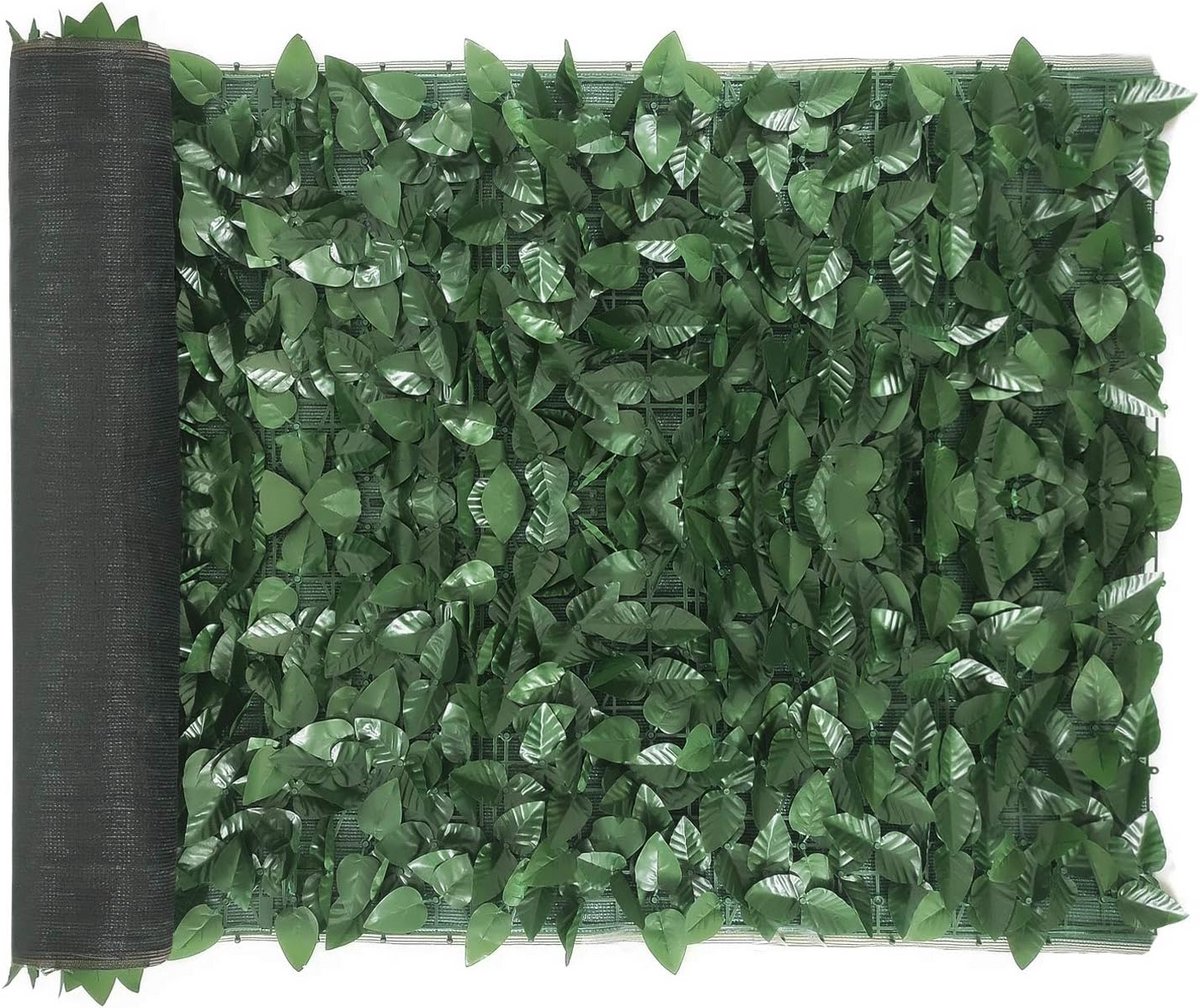 Privacy Scherm Kunstmatige Klimop voor Balkon en Tuin - Flexibel Blad & Wijnstok Decoratie (249 x 100 cm)