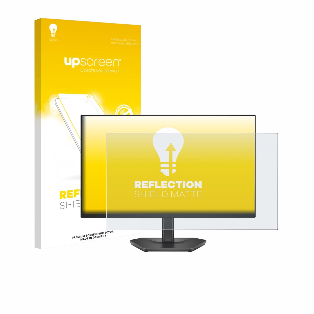 upscreen - Screenprotector voor Dell 24 SE2426HG - Folie Beschermfolie anti glare matte