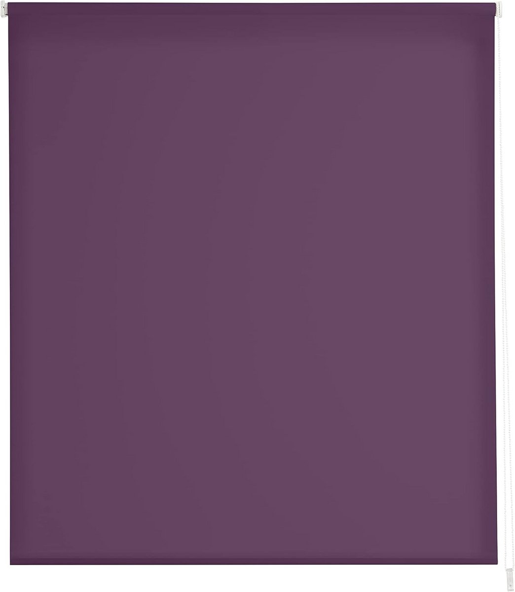 Lichtdoorlatend Rolgordijn Donkerpaars 110x230 cm - Privacy en Sfeer