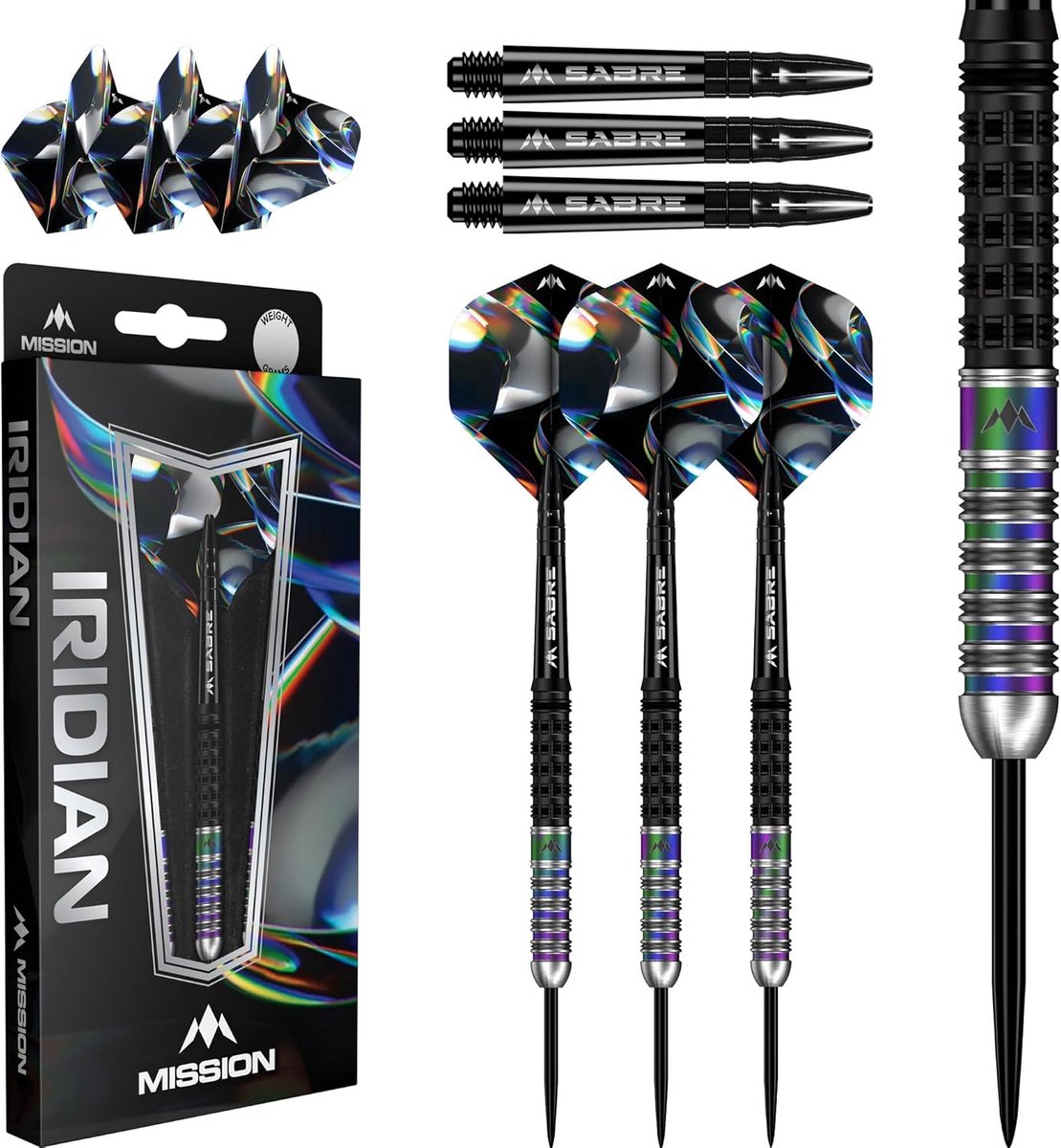 Tungsten Dartpijlen 90% - Zwart Koraal PVD Set