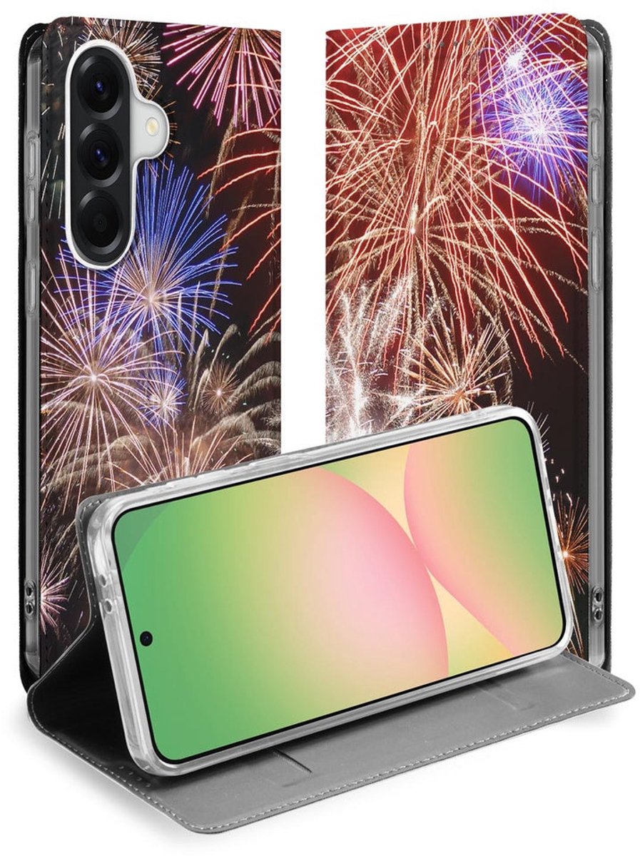 Samsung Galaxy A57 Standcase Hoesje Vuurwerk