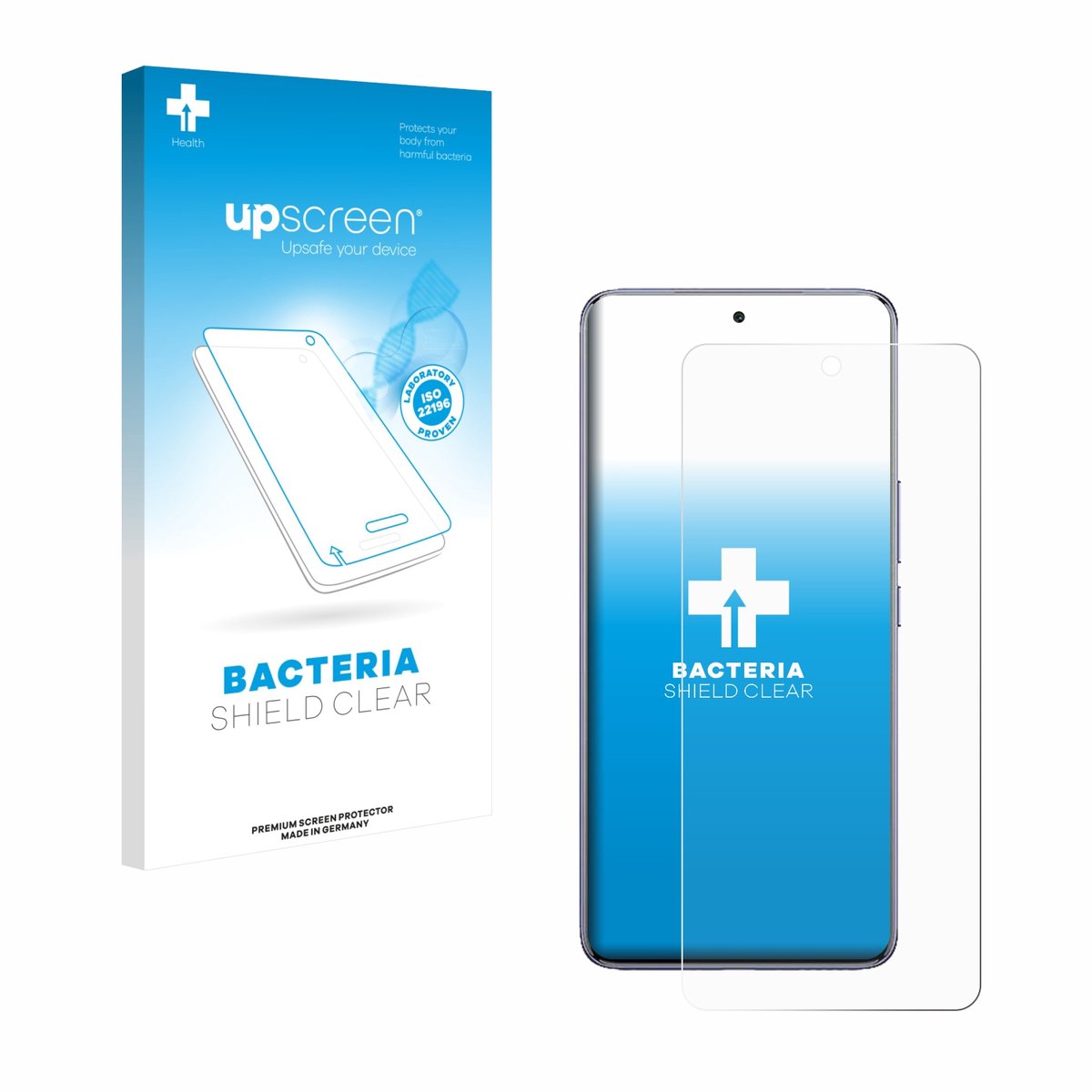upscreen - Screenprotector voor Vivo T4 - Folie Beschermfolie transparant antibacterieel
