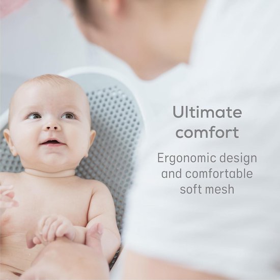 Badhouder voor baby's tot 6 maanden - badstandaard met ergonomisch design en sneldrogend materiaal — afbeelding 3