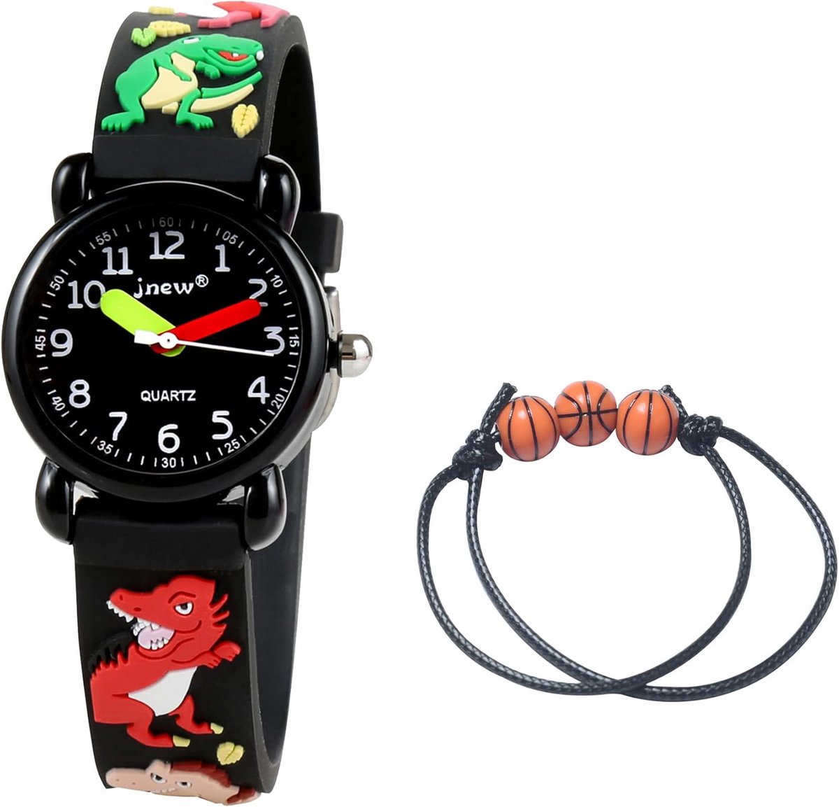 Kinderhorloge met 3D cartoon uitstraling en siliconen armband