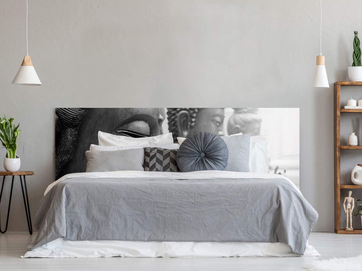 Hoofdeinde voor bed met Boeddhisme Print 150 x 60 cm PVC