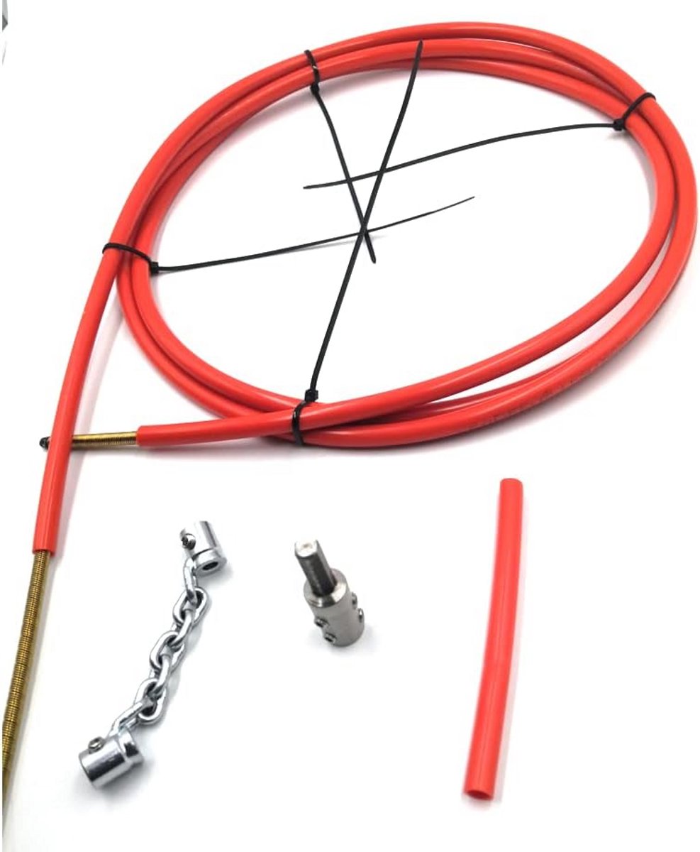 Flexibele Reinigingskabel 5m voor Afvoerontstopping DN32-40 mm - Compleet Set Gereedschap