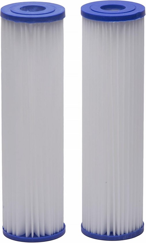 Universeel Plissé Waterfilter Set (2x)