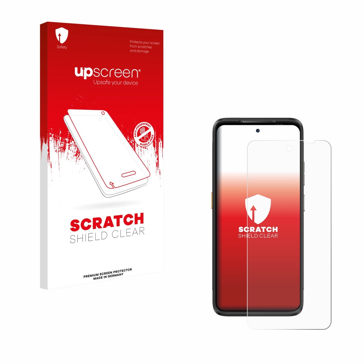 upscreen - Screenprotector voor Ulefone Armor 23 Ultra - Folie Beschermfolie transparant