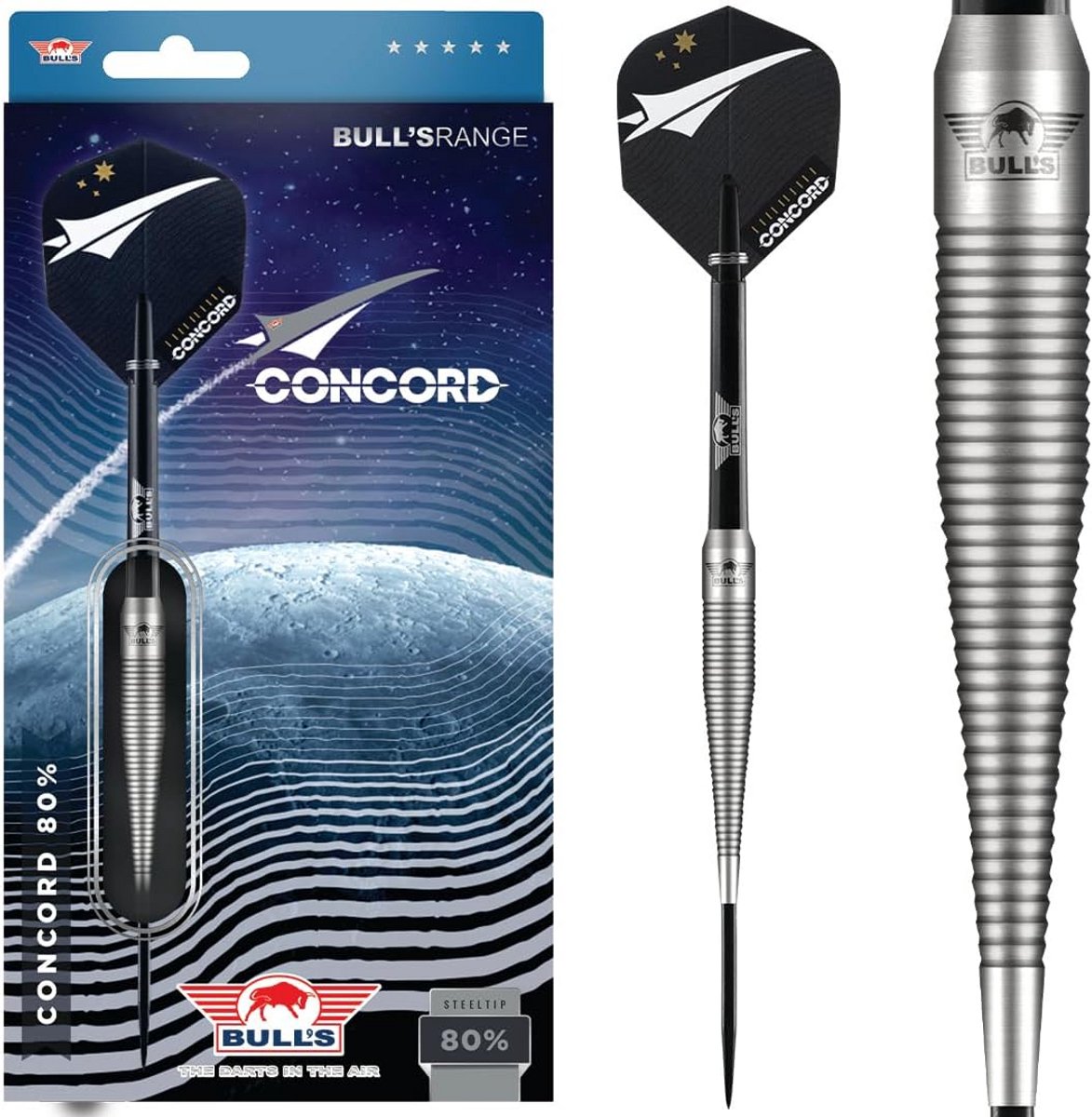 Steeltip Darts 80% Tungsten Set voor Heren en Dames - Professionele Kwaliteit