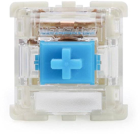 Set van 72 Clicky Mechanische Toetsenbord Schakelaars Voorgesmeerd 3-Pin RGB SMD Compatibel — afbeelding 4