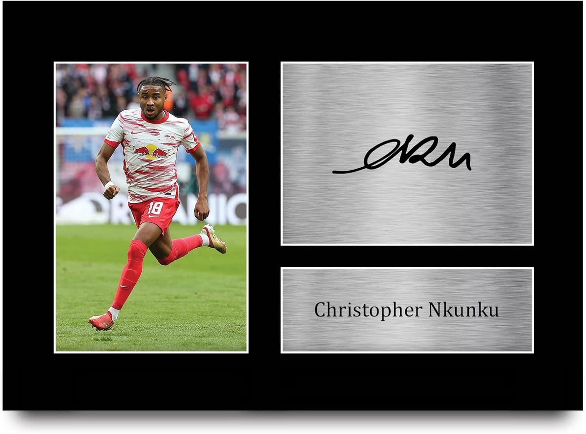 Voetbalfoto met Gedrukte Handtekening Keuze uit Diverse Sterspelers voor Fans