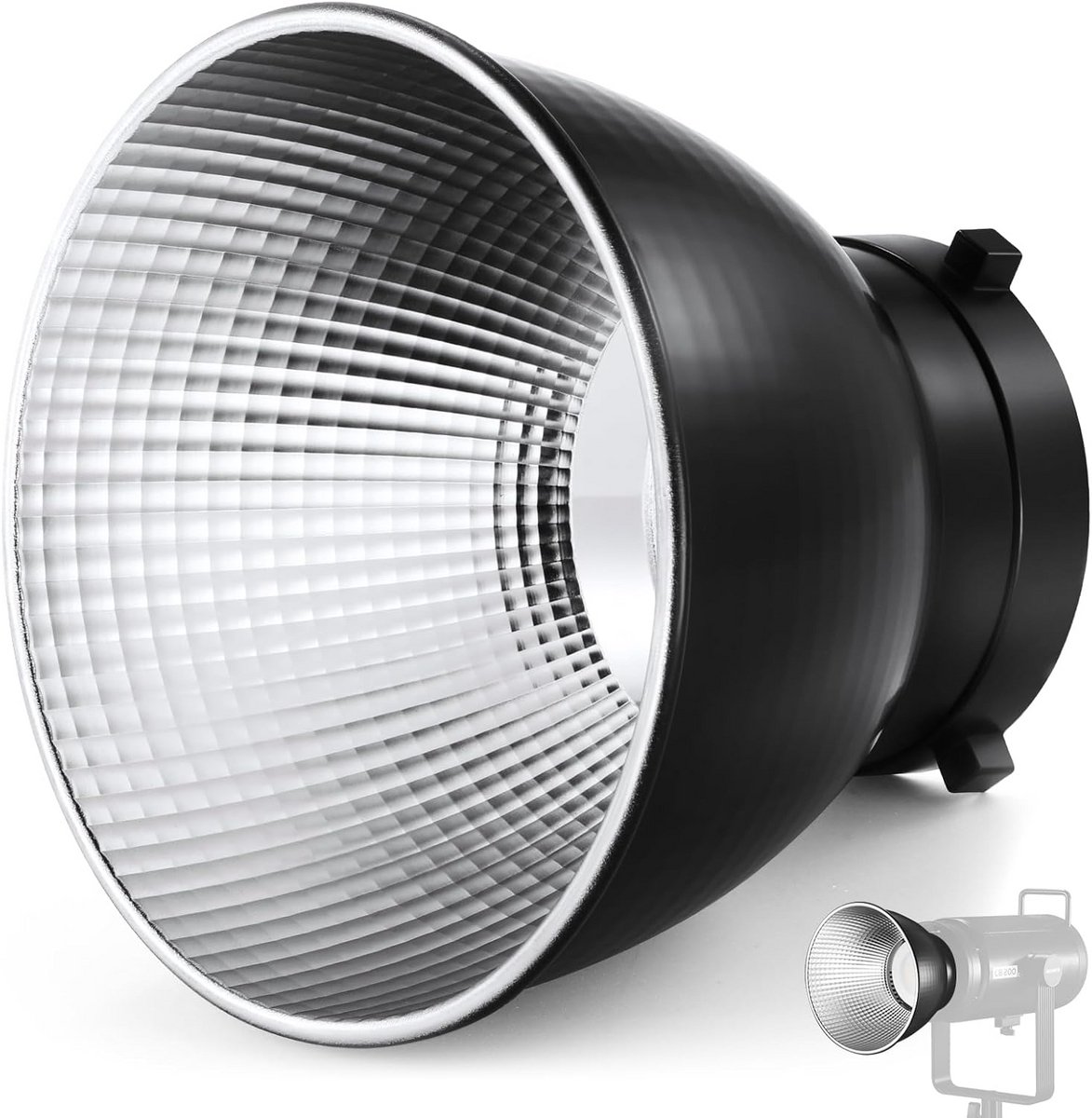 Standaard Reflector met Visschaal Patroon en Bowens Mount voor Studioverlichting