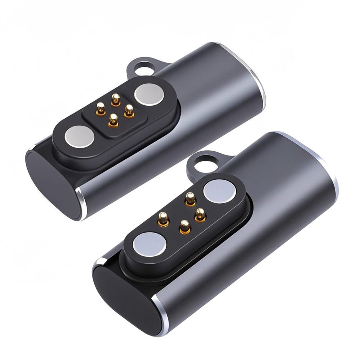 2-Pack USB-C naar 4-Pins 2,5 mm Adapter voor Bone Conduction Hoofdtelefoons