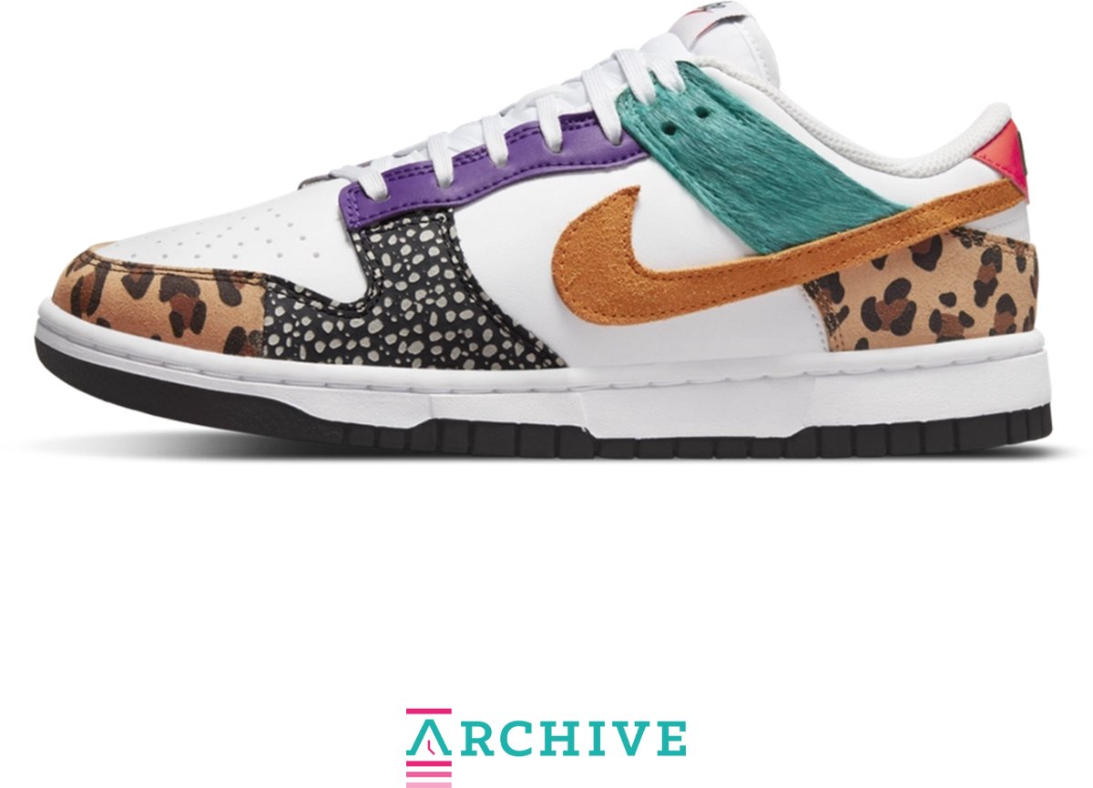 Nike Dunk Low ‘Safari Mix’ . Wit