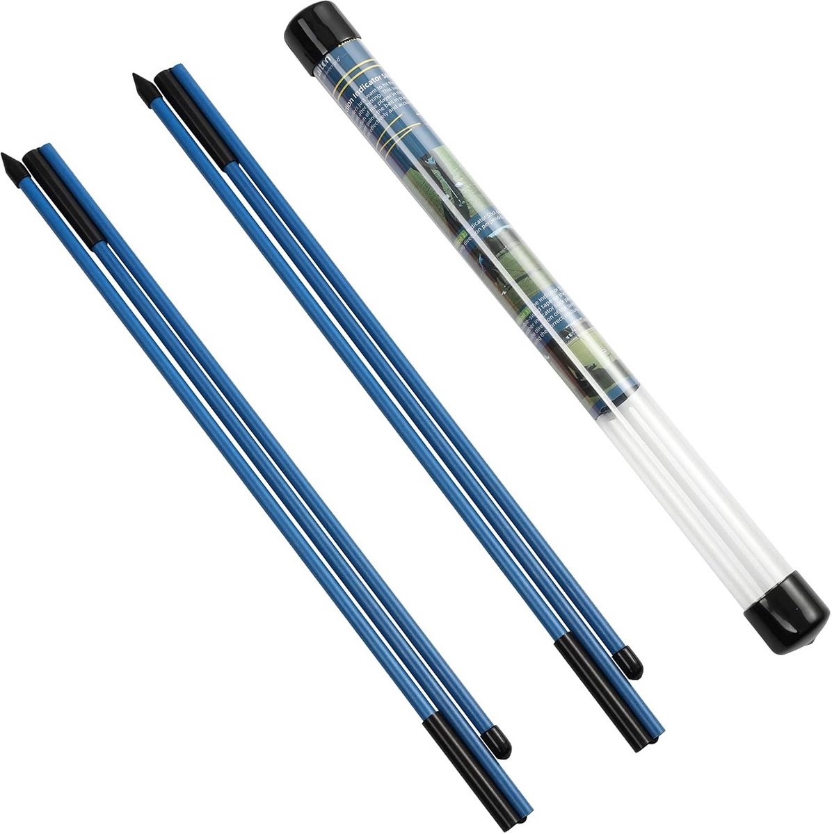 Golf Alignment Sticks - 2 Stuks Inklapbare Oefenstokken voor Richten, Putten en Swing Training