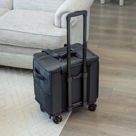 Geïsoleerde Wijnfles Tas voor 6 Flessen - 3-in-1 Reistas met Afneembare Vakken — afbeelding 2