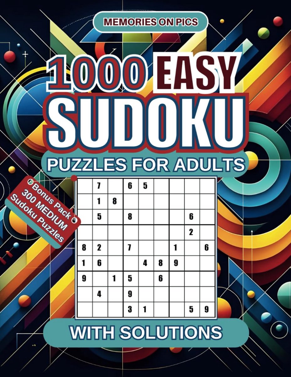 Sudoku Puzzelboek - Logische Puzzels - Ontspanning Thuis - 1300 Puzzels Inclusief Bonus - Groot Formaat