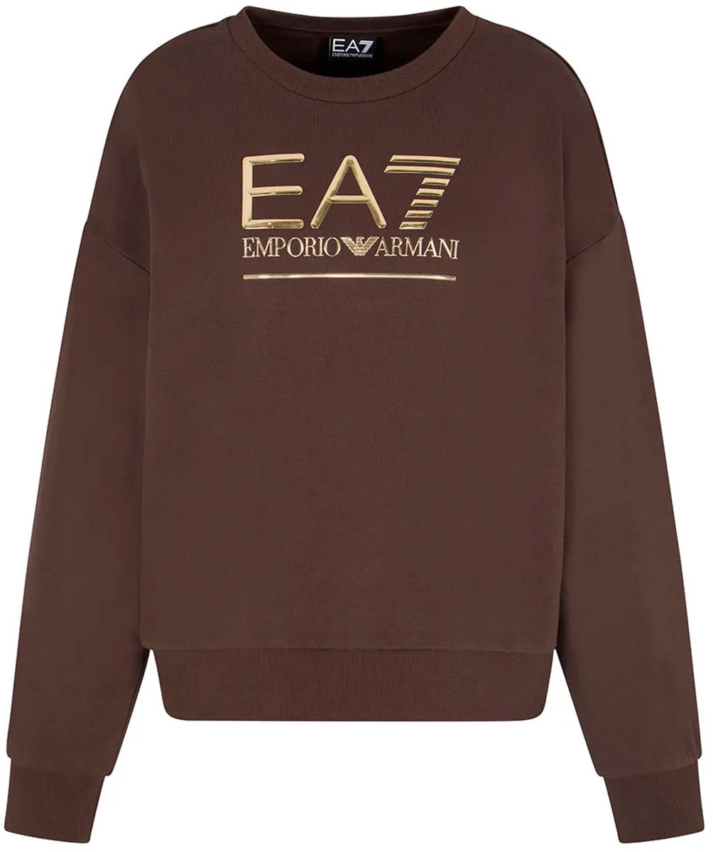 Ea7 Emporio Armani Train Visibility Sweatshirt Bruin 2XS Vrouw